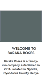 Mobile Screenshot of barakaroses.com