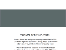 Tablet Screenshot of barakaroses.com